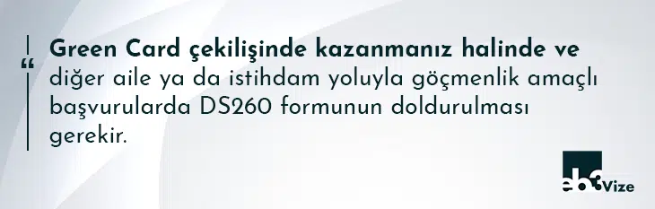 amerikada oturum izni için başvuru formu